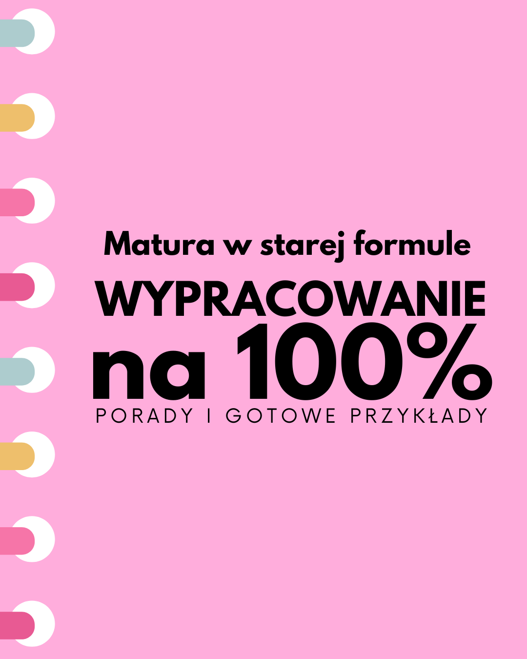 rozprawka w starej formule matura