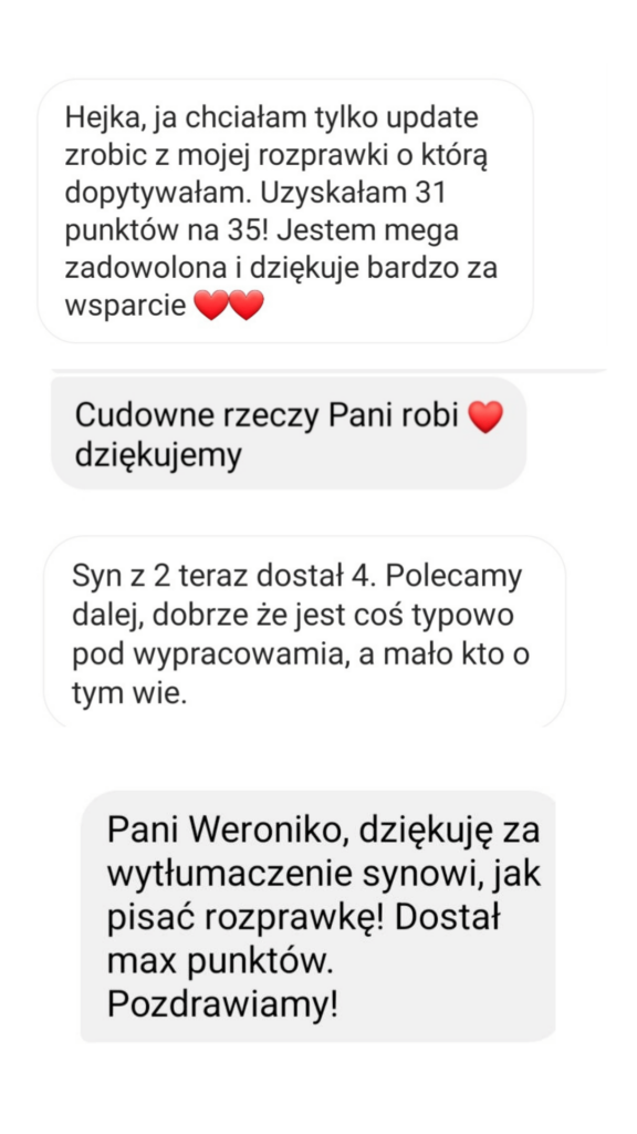 wypracowanie z polskiego kurs pisania rozprawek konteksty argument przykład matura z polskiego wypowiedź argumentacyjna